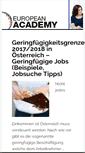 Mobile Screenshot of european-academy.at
